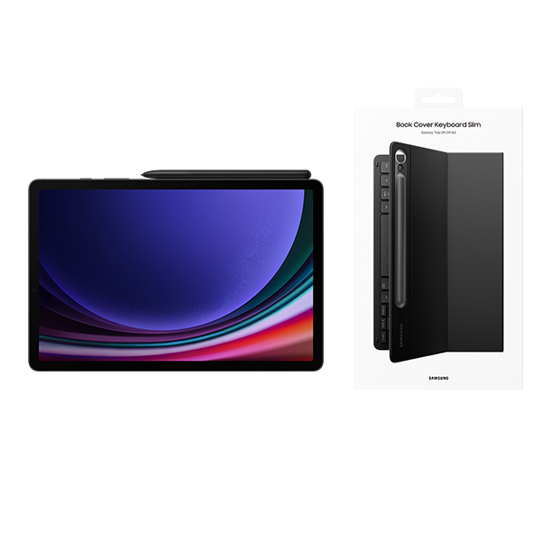 Pack Galaxy Tab S9 Wifi 128GB Graphite + Keyboard Cover Slim Black
                                    image number 0