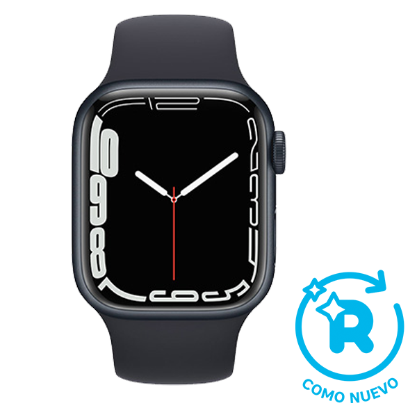 Apple Watch Series 7 Cellular amb caixa de 41 mm d’alumini mitjanit Reacondicionat