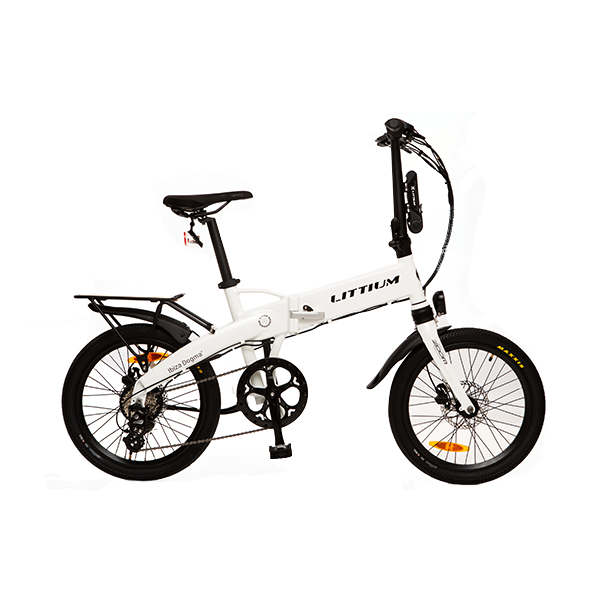 Bicicleta eléctrica plegable Littium Ibiza Dogma 03 White