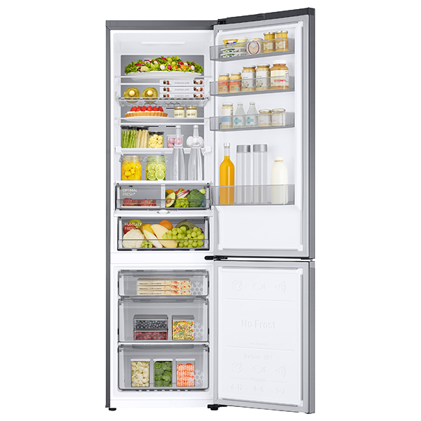 Samsung 2-m stainless steel fridge freezer with Wi-Fi | RB38C776CS9/EF
                                    image number 1