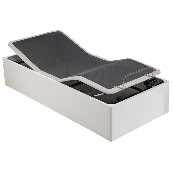 Pikolin 80x200 adjustable bed bundle including an adjustable mattress, white motorised divan and free pillow
                                    image number 2
