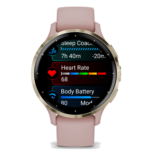 Smartwatch Garmin Venu 3S Gold Rose
                                    image number 2