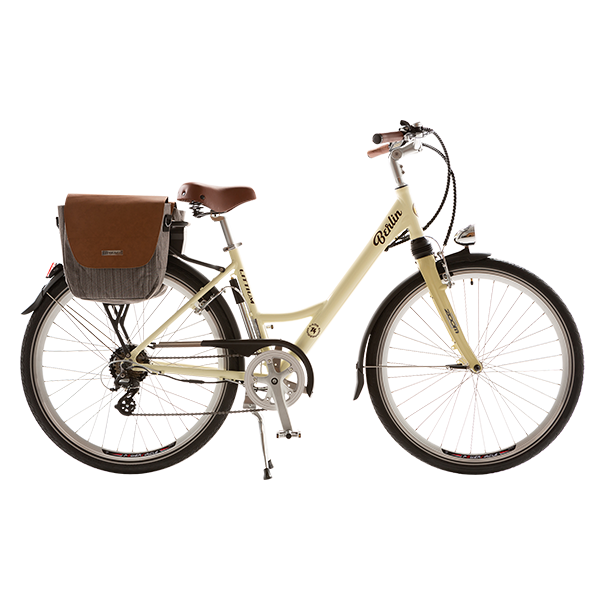 Bicicleta eléctrica Littium Berlin Cream 10Ah + Pack Kit Limpieza