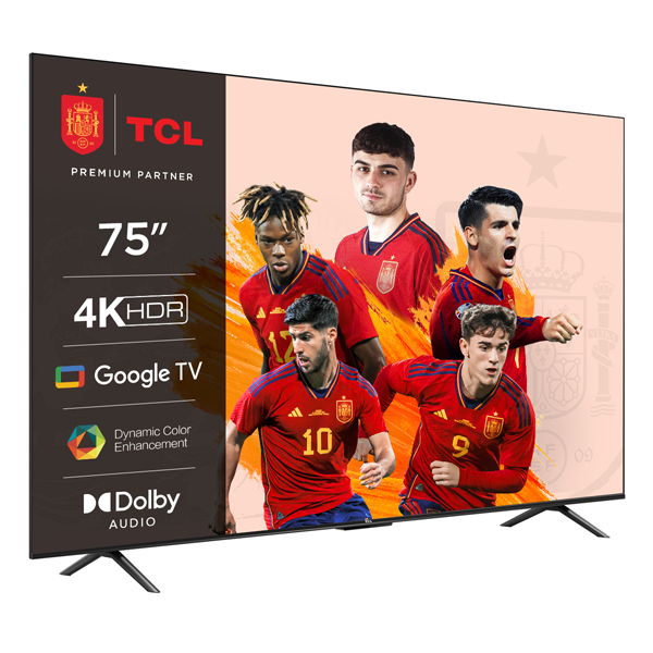 TV TCL 75" LED, 4K, Google TV 75P635
