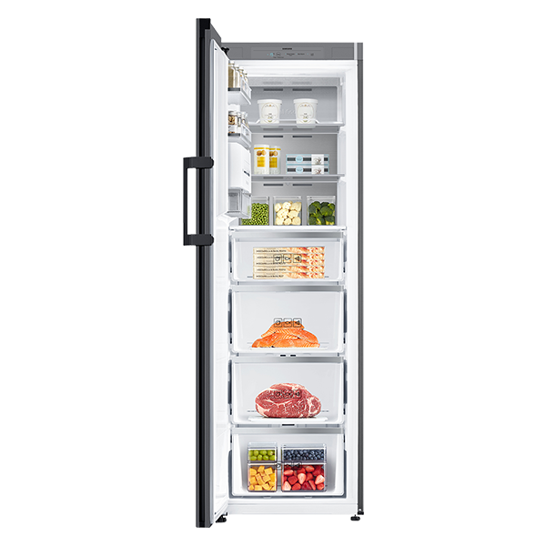 Twin Samsung Bespoke stainless steel freezer | RZ32A7485S9/EF
                                    image number 1