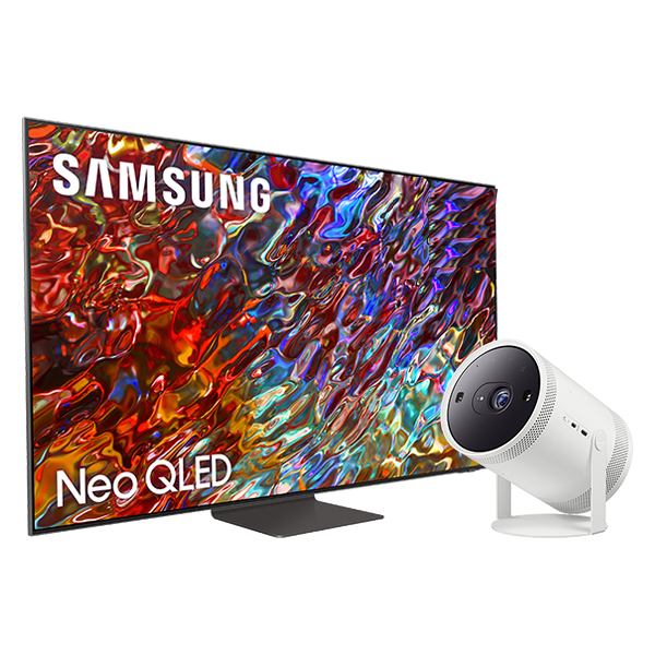 Pack DUO: TV55" NeoQLED QE55QN93B + projector portàtil The Freestyle
