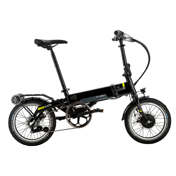 Bicicleta eléctrica plegable Flebi Supra 3.0 Black Lime