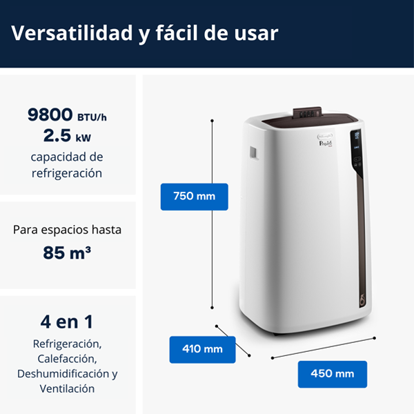 De’Longhi 4-in-1 PACEL92HP portable air conditioner
                                    image number 1
