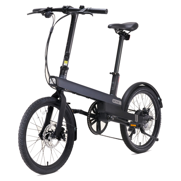 Bicicleta eléctrica urbana Qicycle C2 black