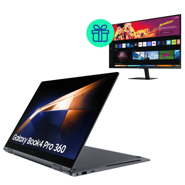 Galaxy Book4 Pro 360 Gray Pack + Samsung M7 32" Smart Monitor as a gift
                                    image number 0