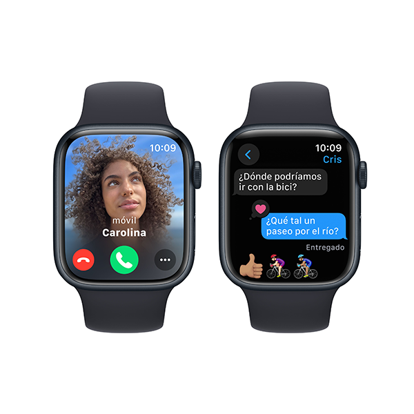 Apple Watch Series 9 - 45 mm case - midnight black colour
                                    image number 2