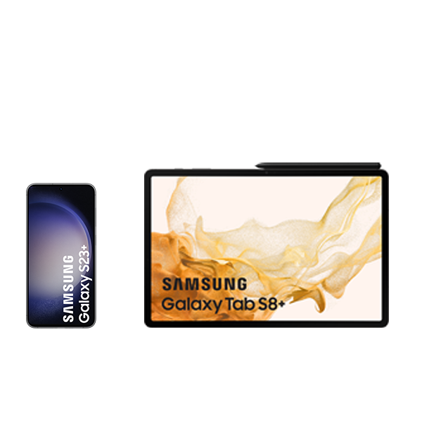 Pack S23+ 512Gb Phantom Black + Tablet Galaxy Tab S8 Plus