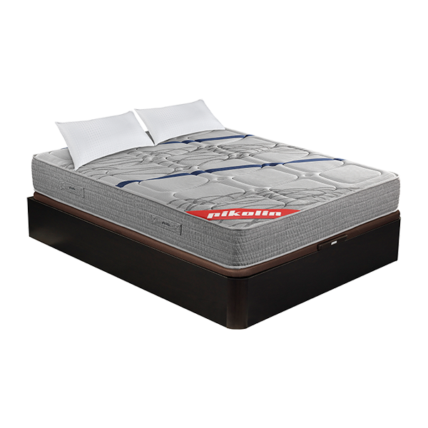 Pack Pikolin Executive 135x200 with mattress, storage base in wengue colour and 2 free pillows 
                                            image number 0