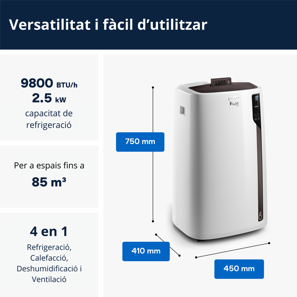 De’Longhi 4-in-1 PACEL92HP portable air conditioner
                                    image number 2