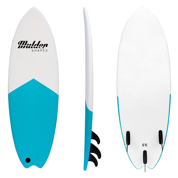 Pack tabla surf 6’6 Softboard Mulder Shapes