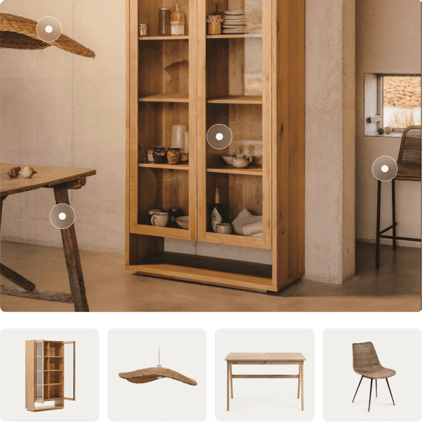 Proyecto de interiorismo con mobiliario S