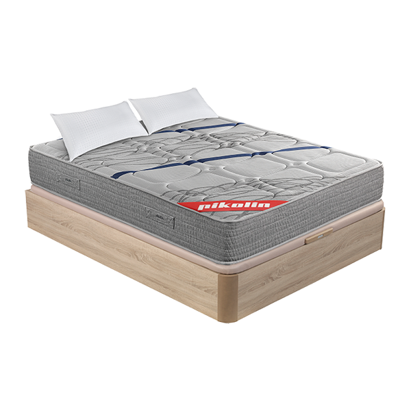 Pack Pikolin Executive with mattress, storage base in natural colour and two free pillows