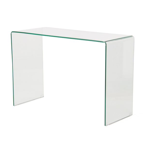 Mesa Desk de cristal templado 126 cm
                                    image number 0