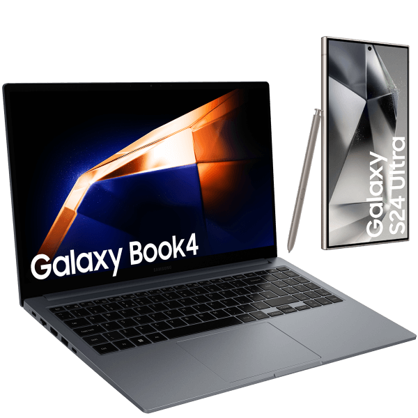 Pack Galaxy S24 Ultra 512GB Gris Titanium + Galaxy Book4 Gray