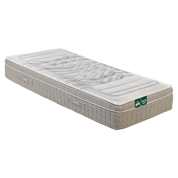 Pikolin 80x200 adjustable bed bundle including an adjustable mattress, white motorised divan and free pillow
                                    image number 1