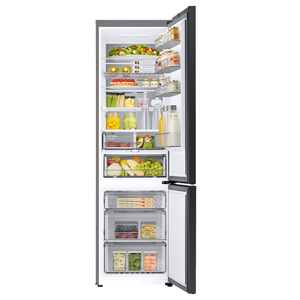 Samsung 2-m BESPOKE stainless steel fridge freezer - RB38C7B6AS9/EF WiFi
                                    image number 1