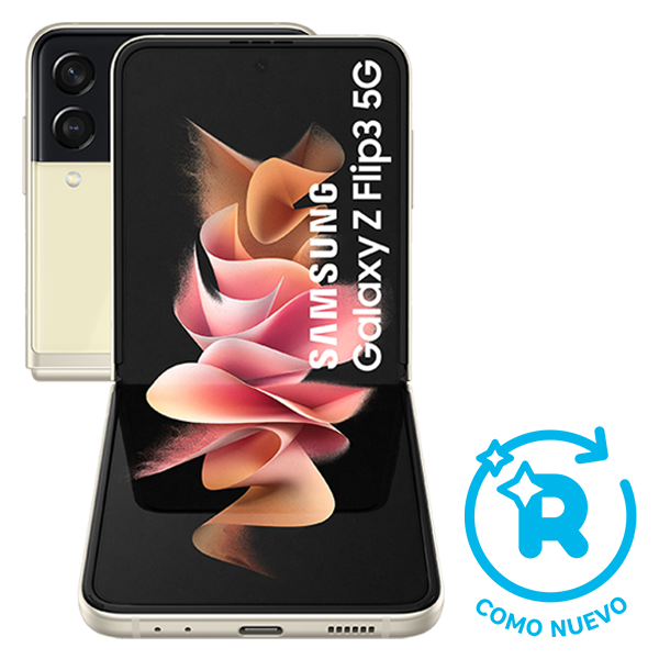 Galaxy Z Flip 3 5G 256GB Cream Reacondicionado