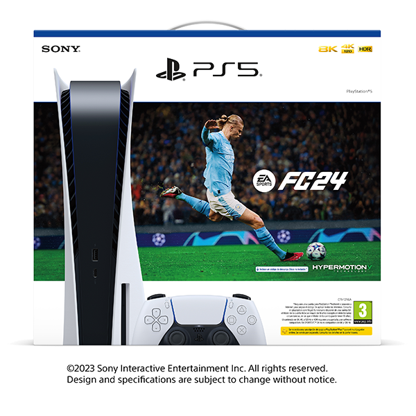 Consola PlayStation®5 Standard + Juego EA Sports™ FC24 (voucher)