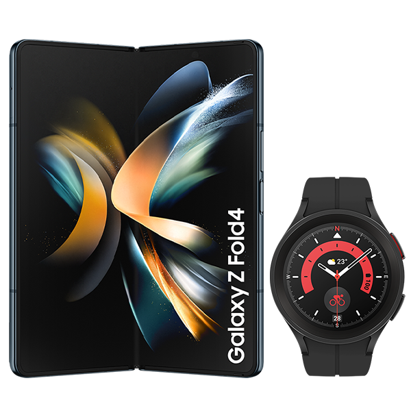 Galaxy Z Fold4 256GB Gray + Galaxy Watch5 Pro 45mm BT Black